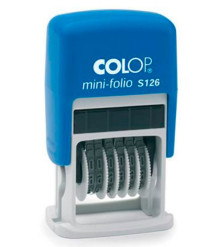 Ștampilă datieră Colop Mini dater S126
